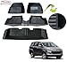 Auto Pearl - Premium Quality Custom Fit Croc Finish Black Color 5D Car Mats For - Toyota Innova Crysta RS.4011.31