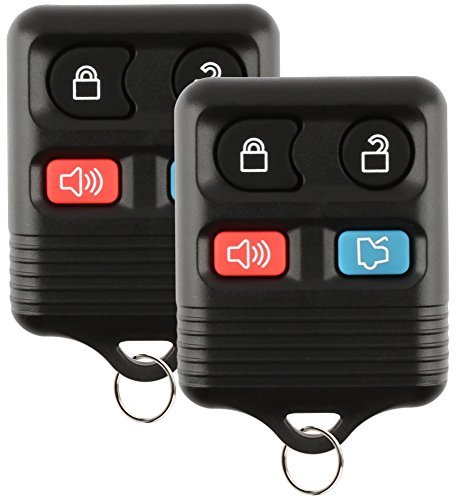 Discount Keyless Replacement Keyless Entry Car Remote Control Key Fob Clicker Compatible with Fod Lincoln Mercury (2 Pack)