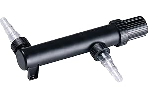 XCLEAR Multimax UV-C 5 Watt, mit PL-Lampe, Maximaler Druck 1 bar, Inklusive Schlauchtülle 32/25/20mm, Geeignet für Teiche bis zu 2.500 Liter, Für einen klaren Teich ohne Chemikalien