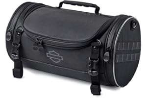 HARLEY-DAVIDSON Motorrad Gepäckrolle 43 x 23cm (16L) Onyx Premium Day Bag Tasche