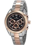 KS Herren Armbanduhr Analog Mechanische Uhr Tag/Datum/24 Stunden Stahl Band Dress Automatikuhr KS291
