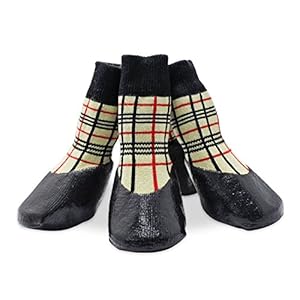 KEESIN Mascota Perro Perrito Calcetines Deportivos Antideslizantes Impermeables, Botas, Protector de Pata para Mascotas Pequeñas/Medianas/Grandes Perros #0