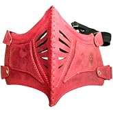 mtn Motosiklet S&uuml;r&uuml;c&uuml; y&uuml;z maskesi, doğal deri,Motosiklet deri aksesuar,Harley, chopper, custom
