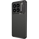Coverzone Xiaomi Mi 15 ile Uyumlu Silikon Kılıf Kamera Korumalı Karbon TPU Brimstone Ultra Slim Fit Delux Siyah