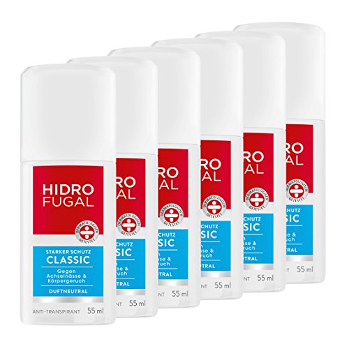 Hidrofugal Anti-Transpirant Classic Zerstäuber, 6er Pack (6 x 55 ml) - 2