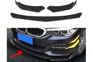 Lechnical Car Universal Front Splitter Front Bumper Lip Body Kit Spoiler Splitter ABS Bumper Canard Lip Splitter Universal