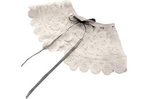 Tandou Elegante Spitze Krageneinsatz Damen Mädchen Fake Kragen Blusenkragen Einsatz