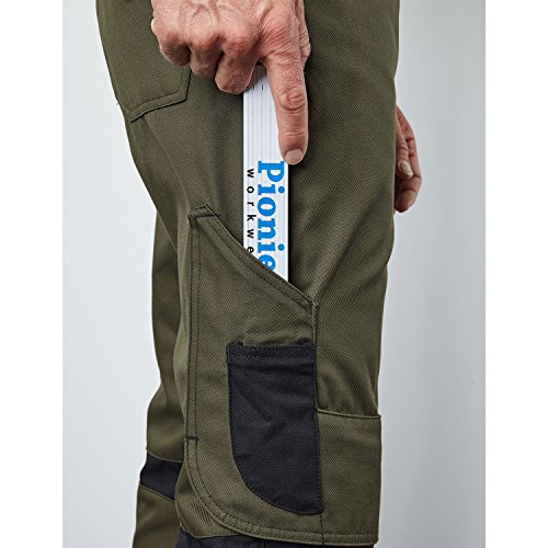 PIONIER WORKWEAR Herren Latzhose Resist 1 in oliv (Art.Nr.9471) - 5
