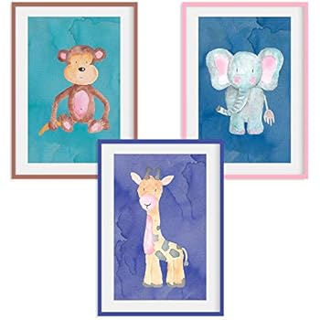 Decoration Murale Ciel Nocturne Take It Easy Din A3 Garcon Fille Bebe Smile With Me Myprinti Set De 3 Affiches De Chambre Denfant Poster Chambre De Bebe Images Ours Polaire Decoration De