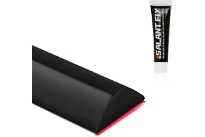 Flintronic 1 m svallskyddslist, dusch, självhäftande, duschtätning, svallskydd, duschvattenstopp, ramlös duschdörr, silikon