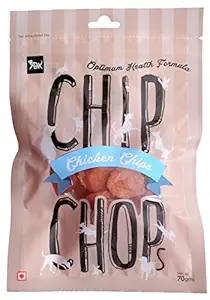 Chip Chops Chicken Chips Dog Treat, 70g, Optimum Health Formula (Single Pack)