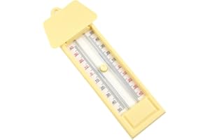 QOXEZY Greenhouse Thermometer Max Min Room Temperature Monitor, Indoor Outdoor Wall Mounted Thermometer for Indoor or Outdoor