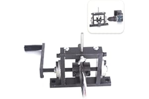 KKnoon Manual Electric Drill Dual-Purpose Wire Stripping Machine Scrap Cable Peeling Machines Stripper for 1-30mm (Single Cutter)