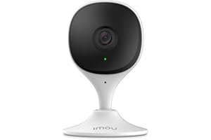 Imou Telecamera Wi-Fi Interno 2K, Telecamera Interna con Rilevazione Umana & Visione Notturna, 3MP Baby Monitor, Audio Bidirezionale, Allarme di Suoni Anormali, Compatibile con Alexa/Google, Cue 2C