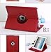 Better Quality Apple iPad mini 3 Ipad Mini 2 Ipad Mini 360 Rotating Magnetic PU Leather Case (Red) Smart Cover Stand for Apple iPad mini 3 Ipad Mini 2 Ipad Mini