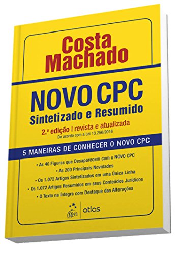 Preisvergleich Produktbild Novo CPC. Sintetizado e Resumido (Em Portuguese do Brasil)