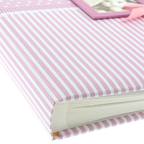 Goldbuch Babyalbum Sweetheart, Mädchen, 30×31 cm, 60 Seiten mit Pergamin, Kunstdruck, Rosa, 15801 - 3