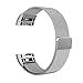 Price comparison product image RETECK Fitbit Charge 2 Strap Band Replacement, Milanese Loop Stainless Steel Magnetic Replacement Wristband Bracelet Watch Band for Fitbit Charge 2 Small (5.5"- 8.5") - Silver