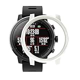 IGEMY Bunte Dünne PC Kasten Abdeckung Schützen Shell für Huami Amazfit Stratos Smart Watch 2 / 2S (Weiß)