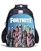 Produktbild Memoryee Fortnite 3D Spiel Drucken Unisex Schultasche Sammlung Leinwand Rucksack Laptop Buch Tasche Wandern Tasche - 15L/32 x 17 x 42 cm/Fortnite04-big