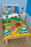 Mr Men and Little Miss Men and Little Miss Village Single Rotary Duvet Set