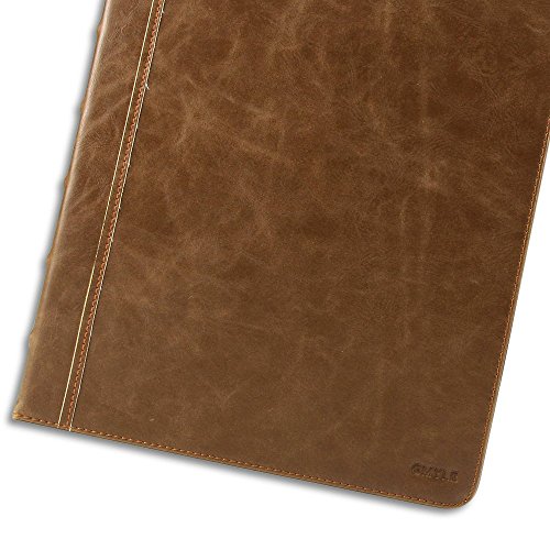 iPad Pro Hülle, GMYLE Book Case Vintage Braun PU Lederbuch Brieftaschenstil Etui Schutzhülle für Apple iPad Pro 12.9″ 2015 - 8