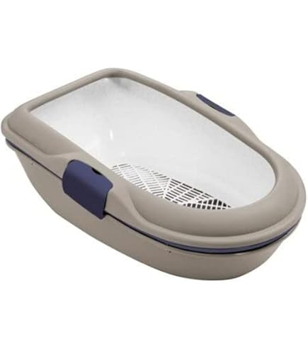 Lettiera Per Gatti FURBA Stefanplast - Moderna, Colore Tortora, 60x40x22 Cm, Con Filtro Anti-odore