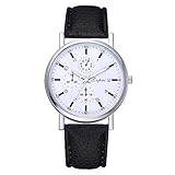 Armbanduhr, Herren Uhren, Edelstahl schwarz klassischen Luxus Business Casual Uhren mit Kalender Wasserdicht Multifunktional Quarz Milanaise Mesh Band Armbanduhr für Herren