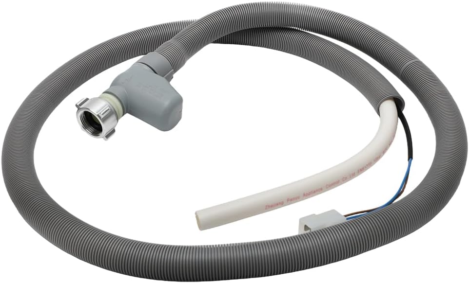 Aquastop Manguera de entrada, 1,85 m, universal, para lavadora, lavavajillas, lavavajillas, manguera de extensión multiusos para tubos de desagüe