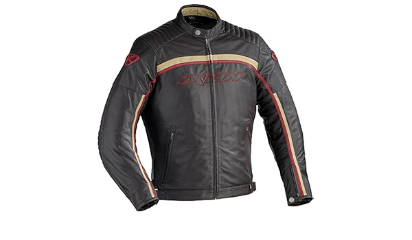 Ixon Piston Leather Motorcycle Motorbike Jacket Brown Large Amazon Co Uk Automotive