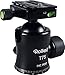 Produktbild Rollei T-7S - robuster Panorama-Kugelkopf mit einer maximalen Traglast von 35 kg, Arca Swiss kompatibel, inkl. Schnellwechselplatte - Schwarz