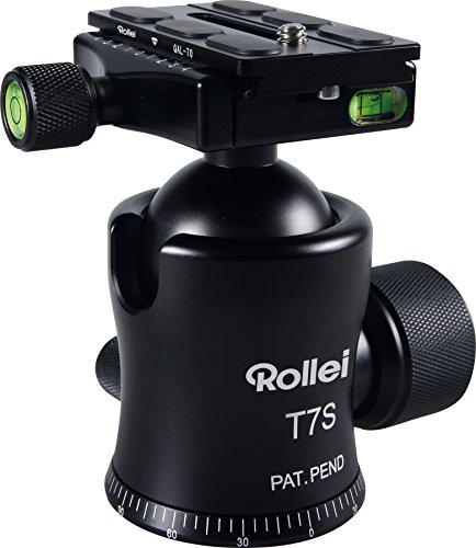 Rollei T-7S Profi Panorama-Kugelkopf fr Stativ inkl. Schnellwechselplatte schwarz