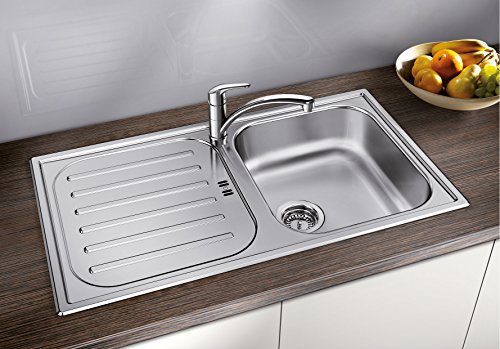 Blanco Flex Pro 45 S Edelstahl-Spüle Naturfinish Küchenspüle Auflagespüle Spülbecken Spültisch - 2