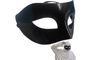 TempFoo Masquerade Mask for Women Men Adult Black Half Face Venetian for Halloween Easter Carnival Christmas Cool Masks Cosplay Ball Party Decoration Couples Games Gifts