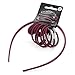 Burgundy Plastic Alice Band Slides & Hair Bands Set AJ25993