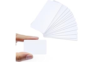 SANPOPO 100 Stück 215 NFC Karte Blanko Mini NTAG 215 weiß PVC Tag,540 Byte Speicher Programmierbar Chip Karte, kompatibel mit Tagmo Amiibo und NFC fähigen Handys und Geräten