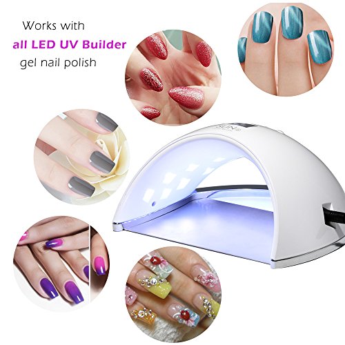 Professionelle Dual-Licht 48 UV LED Nagellampe Gelnagellack-Trockner Mit Zeitmesser, Infrarot Sensor FüR Trocknung Fingernagel Zehennagel [EU Plug] - 8