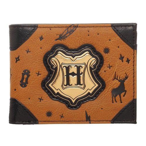 Price comparison product image Bioworld - Harry Potter - Hogwarts Crest BiFold Wallet - faux leather
