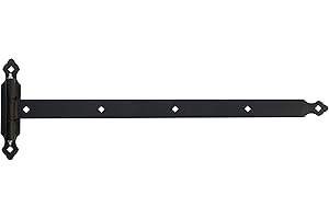 KEYMET Ladenband Torband T-Scharniere T-Bänder 800 mm Platte 230 mm Schwere Schwarz