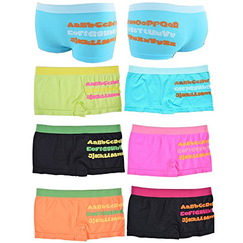 Pack of 6 Girls Briefs L &AMP; K-II 152-176 Boxer Briefs One Size -  Multicoloured - One size
