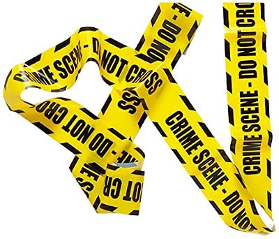 Widmann Ruban pvc "crime scene-do not cross " 7.20 mètres