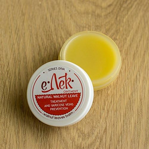 Natural Walnut Leave Ointment 20 ml - Treatment and Varicose Veins Prevention - Pure Concentrate of Nature - Handmade in EU