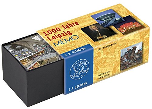 Preisvergleich Produktbild 1000 Jahre Leipzig. Memo: Gedächtnispiel mit 36 Motiven