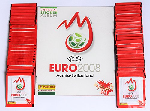 Preisvergleich Produktbild Panini EURO 2008 - Leeralbum + 50 Tüten Sticker