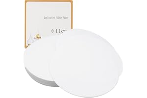 JJHXM 100 Stück Qualitatives Lab Filterpapier,Labor Filterpapier Rund Laborfilter,Qualitatives Lab Filterpapier mit mittlerer Fließgeschwindigkeit,für Laborbedarf Chemische Anwendungen(11cm)