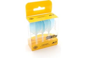 CUESOUL Asta per Freccette e Alette Integrate Forma Ala Standard/Grande, Colore graduato, Set di 3 Pezzi