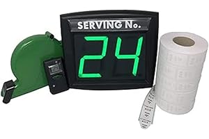 IMPRETECH INTERNATIONAL GROUP, TURNIX Eliminacode Display LED due cifre + Radiocomando Display + Dispenser con Ticket inclusi - Visore Plug & Play “TURNIX” Sistema Accodamento Sportelli ● IMPRETECH INTERNATIONAL GROUP® ● Made In Italy