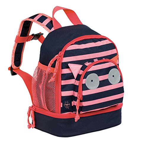 Preisvergleich Produktbild Lässig Mini Backpack Kindergartenrucksack Kindergartentasche, Little Monsters, Navy Korall Kinder-Rucksack, 27 cm, Pink