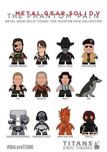 Titan Merchandise Metal Gear Solid Trading Figure The Phantom Pain Collection Titans Display 8 cm
