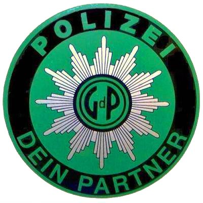 Preisvergleich Produktbild Aufkleber Gewerkschaft der Polizei - GDP - Polizeiaufkleber